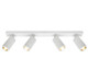 Ceiling Spotlight White 4 Light GU10 35W IP44 70cm Ceiling Spotlight White 4 Light GU10 35W IP44 70cm